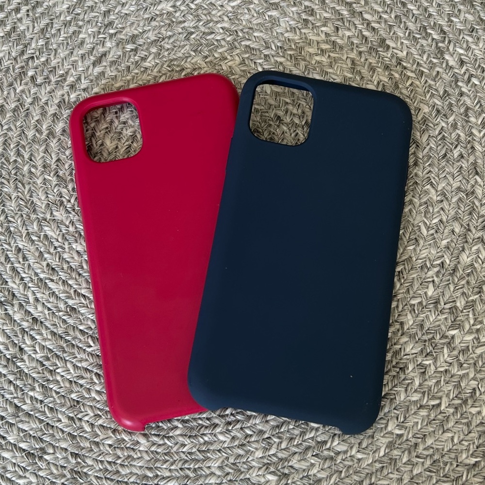 Nanette Lepore Pink and Micase Blue iPhone 11 Cases